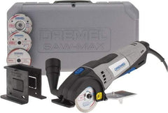 Dremel - 6 Amps, 3" Blade Diam, 17,000 RPM, Electric Circular Saw - 120 Volts, 7' Cord Length, 7/16" Arbor Hole, Left Blade - Exact Tool & Supply