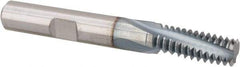 Emuge - 3/8-16 UNC, 0.301" Cutting Diam, 3 Flute, Solid Carbide Helical Flute Thread Mill - Internal Thread, 0.78" LOC, 2-1/2" OAL, 5/16" Shank Diam - Exact Tool & Supply