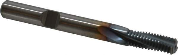 Emuge - 5/16-24 UNF, 0.246" Cutting Diam, 3 Flute, Solid Carbide Helical Flute Thread Mill - Internal Thread, 0.644" LOC, 2-1/2" OAL, 1/4" Shank Diam - Exact Tool & Supply