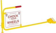 Vestil - 40-1/16" Wide x 20-1/8" High x 7-1/2" Deep, Steel Wheel Chock - Exact Tool & Supply