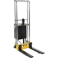 Vestil - 880 Lb Capacity, 59" Lift Height, Portable Workstation Manually Operated Lift - Exact Tool & Supply