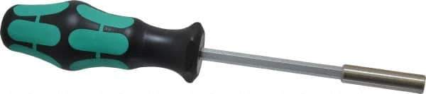 Wera - 1/4" Hex Insert Bit Screwdriver - Hex Tip, with Retaining Ring - Exact Tool & Supply