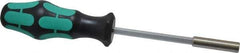 Wera - 1/4" Hex Insert Bit Screwdriver - Hex Tip, with Retaining Ring - Exact Tool & Supply