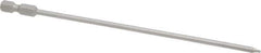 Wera - 9/64" Slotted Screwdriver Bit - 1/4" Hex Drive, 6" OAL - Exact Tool & Supply