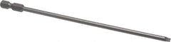 Wera - 5/32" Slotted Screwdriver Bit - 1/4" Hex Drive, 6" OAL - Exact Tool & Supply