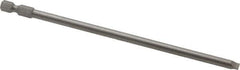 Wera - 7/32" Slotted Screwdriver Bit - 1/4" Hex Drive, 6" OAL - Exact Tool & Supply