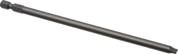 Wera - 1/4" Slotted Screwdriver Bit - 1/4" Hex Drive, 6" OAL - Exact Tool & Supply