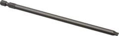 Wera - 1/4" Slotted Screwdriver Bit - 1/4" Hex Drive, 6" OAL - Exact Tool & Supply