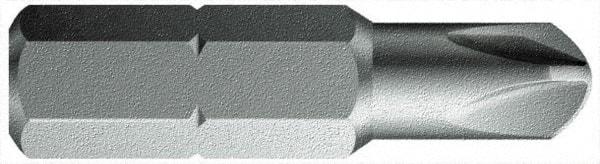Wera - 1/4 Torq-Set Bit - 1/4" Hex Drive, 1-1/4" OAL - Exact Tool & Supply