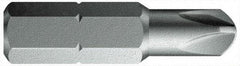 Wera - 1/4 Torq-Set Bit - 1/4" Hex Drive, 1-1/4" OAL - Exact Tool & Supply