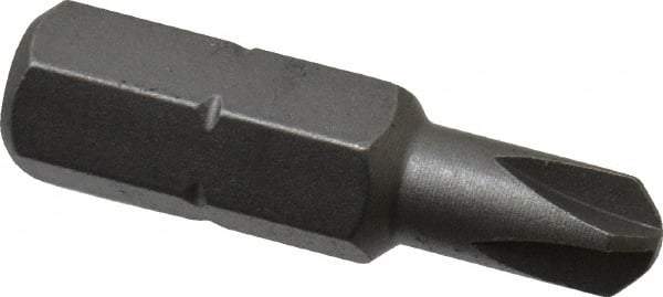 Wera - 1/4" Drive, #6 Torq-Set Mplus Screwdriver Bit - 1" OAL - Exact Tool & Supply