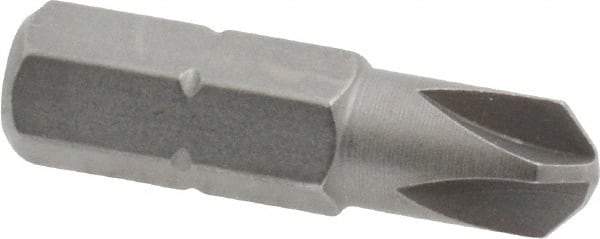 Wera - 1/4" Drive, #8 Torq-Set Mplus Screwdriver Bit - 1" OAL - Exact Tool & Supply