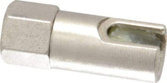 Lincoln - 1/8 Thread, Nickel Plated Steel Grease Gun Coupler - NPT Thread - Exact Tool & Supply
