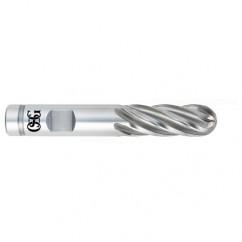 1" Dia. - 4-1/2" OAL - VC10-Ball End HP End Mill-4 FL - Exact Tool & Supply