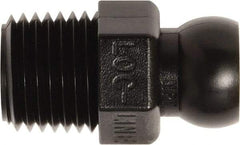 Loc-Line - 50 Piece, 1/4" Hose ID, Male to Female Coolant Hose Connector - 1/4" NPT, For Loc-Line Modular Hose Systems - Exact Tool & Supply