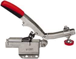Bessey - 700 Lb Holding Capacity, Horizontal Handle, Manual Hold Down Toggle Clamp - U-Bar, Flanged Base, Steel - Exact Tool & Supply