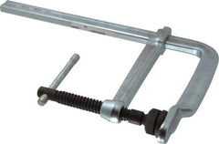 Bessey - 8" Deep Throat, 12" Max Capacity, Standard Sliding Arm Clamp - 1,770 Lb Clamping Pressure, 0.775" Spindle Diam - Exact Tool & Supply