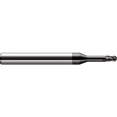 Harvey Tool - Ball End Mills; Mill Diameter (mm): 1.40 ; Mill Diameter (Decimal Inch): 0.0550 ; Number of Flutes: 3 ; Length of Cut (Decimal Inch): 0.0820 ; Material: Solid Carbide ; Overall Length (Inch): 2-1/2 - Exact Tool & Supply