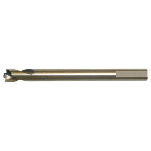 6.00mm RHS / RHC HSS-CO 8% (M42) 135 Degree Split Point Welding Point Drill - Straw / Gold Oxide - Exact Tool & Supply