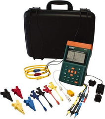 Extech - PQ3350-1, Digital True RMS Clamp Meter with 24" Flex Jaws - 600 VAC, 1200 AC Amps, Measures Voltage, Current, Frequency - Exact Tool & Supply
