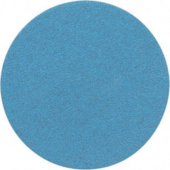 Porter-Cable - 5" Diam, 60 Grit Zirconia Alumina Adhesive PSA Disc - Medium Grade, Tan, C Weighted Backing, Flexible, 13,000 Max RPM - Exact Tool & Supply