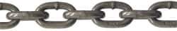 CM - 1/4" Welded High Test Chain - 2,600 Lb Capacity, Grade 43, 800' Long, Carbon Steel, Self-Colored Finish - Exact Tool & Supply