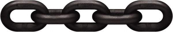 CM - 5/8" Welded Alloy Chain - 22,600 Lb Capacity, Grade 100, 200' Long, Alloy Steel, Powder Coated Finish - Exact Tool & Supply