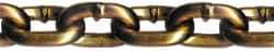 CM - 5/16" Welded Transport Chain - 4,700 Lb Capacity, Grade 70, 900' Long, Carbon Steel, Yellow Chromate Finish - Exact Tool & Supply