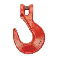 CM - 3/4 Inch Chain Diameter, Grade 100 Clevis Hook - 35,300 Lbs. Load Capacity, 0.88 Inch Inside Diameter, 0 Inch Pin Diameter, 2.09 Inch Hook Throat, 10.8 Inch Overall Length, 7.09 Inch Hook Width - Exact Tool & Supply