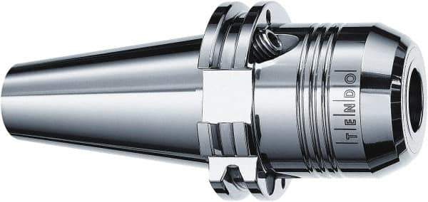 Schunk - CAT40 Taper Shank, 3/8" Hole Diam, Hydraulic Tool Holder/Chuck - 27.3mm Nose Diam, 64mm Projection, 41mm Clamp Depth, 25,000 RPM, Through Coolant - Exact Tool & Supply
