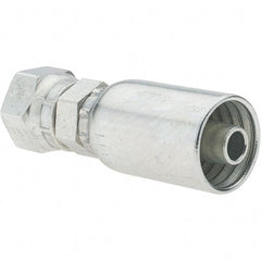 Parker - 11/16-16 Seal-Lok Steel Hydraulic Hose Swivel - -6 Hose Size, 3/8" Hose Diam - Exact Tool & Supply