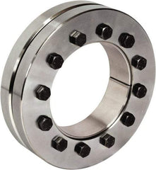 Climax Metal Products - M10 Thread, 125mm Bore Diam, 215mm OD, Shaft Locking Device - 12 Screws, 493,107 Lb Axial Load, 215mm OAW, 1.654" Thrust Ring Width, 19,262 Ft/Lb Max Torque - Exact Tool & Supply