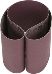 3M - 6" Wide x 48" OAL, 120 Grit, Aluminum Oxide Abrasive Belt - Aluminum Oxide, Coated, Cloth Backing, Series 341D - Exact Tool & Supply