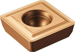 Sandvik Coromant - 88003P MS Grade 2044 Carbide Indexable Drill Insert - TiAlN/AlCr2O3 Finish, Square, 6mm Inscribed Circle - Exact Tool & Supply