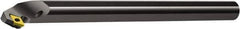 Sandvik Coromant - 0.8504" Min Bore Diam, 8" OAL, 5/8" Shank Diam, A..SDUPR/L..X Indexable Boring Bar - Screw-On Holding Method - Exact Tool & Supply