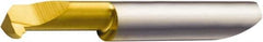Sandvik Coromant - 0.032" Cutting Depth, 16 to 18 TPI, 6.2mm Diam, Internal Thread, Solid Carbide, Single Point Threading Bar - TiAlN/TiN Finish, 1-15/32" OAL, 15mm Projection from Edge, 1.5mm Min Pitch, 60° Profile Angle - Exact Tool & Supply