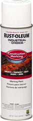Rust-Oleum - 15 fl oz White Marking Paint - Water-Based Formula - Exact Tool & Supply