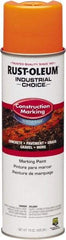 Rust-Oleum - 15 fl oz Orange Marking Paint - Water-Based Formula - Exact Tool & Supply