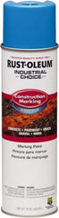 Rust-Oleum - 15 fl oz Blue Marking Paint - Water-Based Formula - Exact Tool & Supply