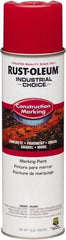 Rust-Oleum - 15 fl oz Red Marking Paint - Water-Based Formula - Exact Tool & Supply