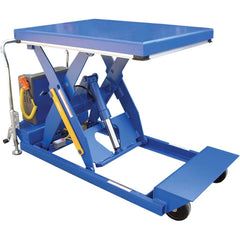 Vestil - Lifting Tables; Type: Lift Table ; Lift Style: Scissor ; Style: Hand Held Control ; Load Capacity (Lb.): 2000.000 ; Minimum Height (Inch): 10 ; Lift Height (Inch): 58 - Exact Tool & Supply