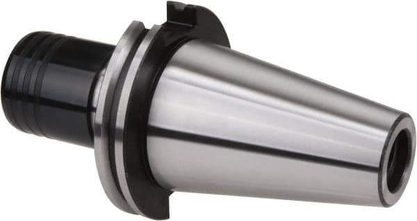 Accupro - CAT50 Taper Shank Rigid Tapping Adapter - 1/4 to 7/8" Tap Capacity, 90mm Projection, Size 2 Adapter, Quick Change, Through Coolant - Exact Tool & Supply