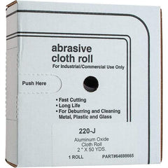 Value Collection - Shop Rolls   Abrasive Material: Aluminum Oxide    Roll Width (Inch): 2 - Exact Tool & Supply