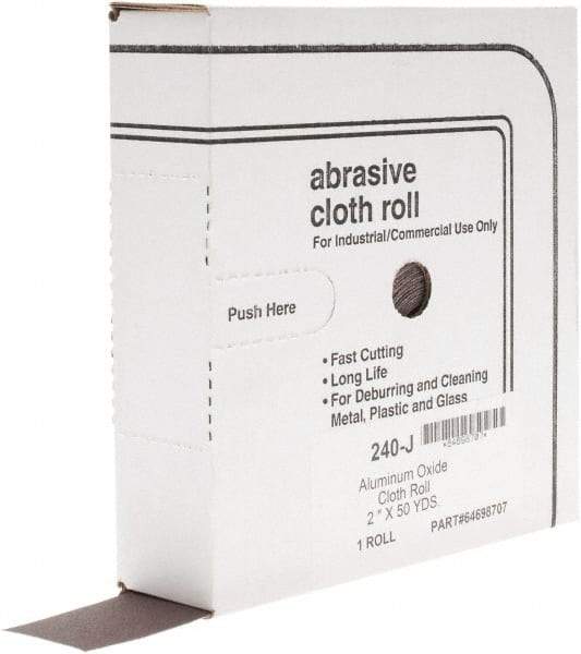 Value Collection - Shop Rolls   Abrasive Material: Aluminum Oxide    Roll Width (Inch): 2 - Exact Tool & Supply