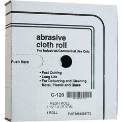 Made in USA - Shop Rolls   Abrasive Material: Silicon Carbide    Roll Width (Inch): 1-1/2 - Exact Tool & Supply