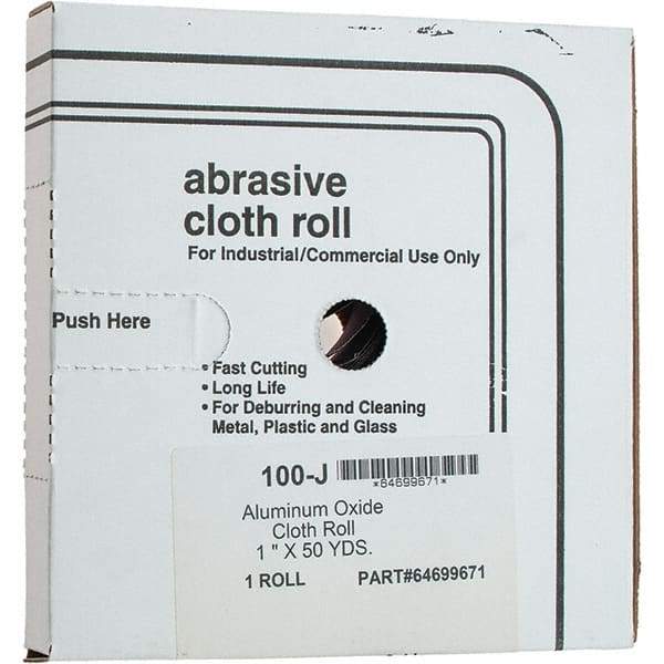 Value Collection - Shop Rolls   Abrasive Material: Aluminum Oxide    Roll Width (Inch): 1 - Exact Tool & Supply