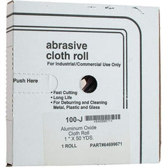 Value Collection - Shop Rolls   Abrasive Material: Aluminum Oxide    Roll Width (Inch): 1 - Exact Tool & Supply
