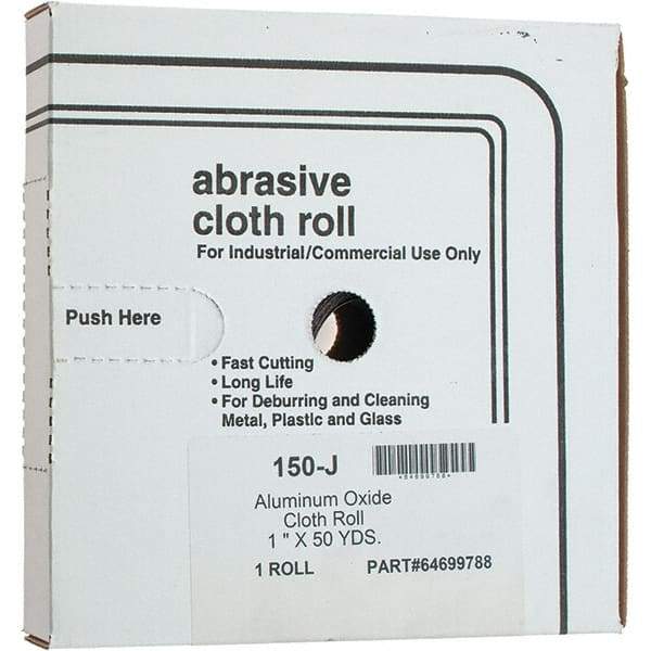 Value Collection - Shop Rolls   Abrasive Material: Aluminum Oxide    Roll Width (Inch): 1 - Exact Tool & Supply