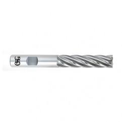 1 x 1 x 4 x 6-1/2 6Fl  Square VC10 End Mill - Bright - Exact Tool & Supply