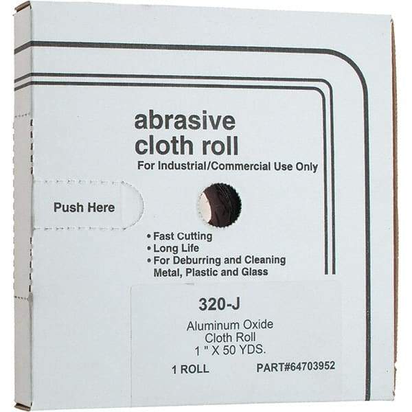 Value Collection - Shop Rolls   Abrasive Material: Aluminum Oxide    Roll Width (Inch): 1 - Exact Tool & Supply